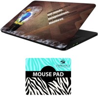 FineArts Quotes - LS5897 Laptop Skin and Mouse Pad Combo Set(Multicolor)   Laptop Accessories  (FineArts)