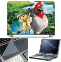 FineArts Nico Pedro In Rio 2 3 in 1 Laptop Skin Pack With Screen Guard & Key Protector Combo Set(Multicolor)   Laptop Accessories  (FineArts)