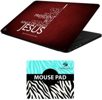 FineArts Quotes - LS5951 Laptop Skin and Mouse Pad Combo Set(Multicolor)   Laptop Accessories  (FineArts)