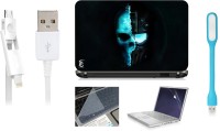 Print Shapes Skull and ghost Combo Set(Multicolor)   Laptop Accessories  (Print Shapes)