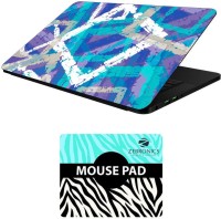 FineArts Abstract Art - LS5003 Laptop Skin and Mouse Pad Combo Set(Multicolor)   Laptop Accessories  (FineArts)