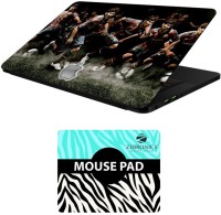 FineArts Football - LS5684 Laptop Skin and Mouse Pad Combo Set(Multicolor)   Laptop Accessories  (FineArts)