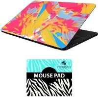 View FineArts Abstract Art - LS5035 Laptop Skin and Mouse Pad Combo Set(Multicolor) Laptop Accessories Price Online(FineArts)