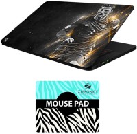 FineArts Football - LS5700 Laptop Skin and Mouse Pad Combo Set(Multicolor)   Laptop Accessories  (FineArts)