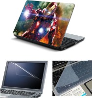 View Namo Art 3in1 Laptop Skins with Screen Guard and Key Protector HQ1026 Combo Set(Multicolor) Laptop Accessories Price Online(Namo Art)