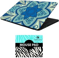 FineArts Floral - LS5551 Laptop Skin and Mouse Pad Combo Set(Multicolor)   Laptop Accessories  (FineArts)