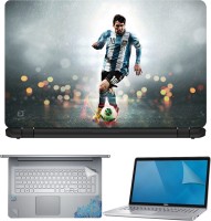 FineArts Lionel Messi 2 4 in 1 Laptop Skin Pack with Screen Guard, Key Protector and Palmrest Skin Combo Set(Multicolor)   Laptop Accessories  (FineArts)