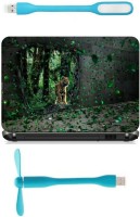 View Print Shapes tiger in forest Combo Set(Multicolor) Laptop Accessories Price Online(Print Shapes)