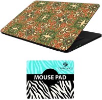 FineArts Floral - LS5619 Laptop Skin and Mouse Pad Combo Set(Multicolor)   Laptop Accessories  (FineArts)