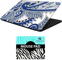 FineArts Floral - LS5605 Laptop Skin and Mouse Pad Combo Set(Multicolor)   Laptop Accessories  (FineArts)