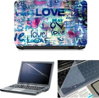 Namo Art Love typography 3in1 Combo Set(Multicolor)   Laptop Accessories  (Namo Art)