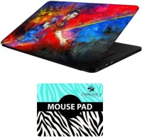 View FineArts Football - LS5676 Laptop Skin and Mouse Pad Combo Set(Multicolor) Laptop Accessories Price Online(FineArts)