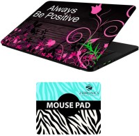 FineArts Quotes - LS5872 Laptop Skin and Mouse Pad Combo Set(Multicolor)   Laptop Accessories  (FineArts)