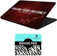 FineArts Quotes - LS5836 Laptop Skin and Mouse Pad Combo Set(Multicolor)   Laptop Accessories  (FineArts)