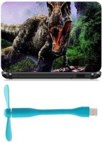 Print Shapes dinosaur jaws aggression stones trees Combo Set(Multicolor)   Laptop Accessories  (Print Shapes)