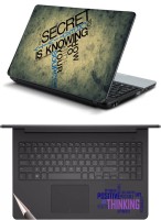 Namo Arts Laptop Skins with Track Pad Skin LISHQ1086 Combo Set(Multicolor)   Laptop Accessories  (Namo Arts)