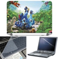 View FineArts Rio 2 3 in 1 Laptop Skin Pack With Screen Guard & Key Protector Combo Set(Multicolor) Laptop Accessories Price Online(FineArts)