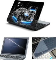 Namo Art 3in1 Laptop Skins with Screen Guard and Key Protector HQ1025 Combo Set(Multicolor)   Laptop Accessories  (Namo Art)