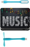 Print Shapes Music Typography Combo Set(Multicolor)   Laptop Accessories  (Print Shapes)