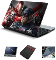 Psycho Art Captain America Series 250321 Combo Set(Multicolor)   Laptop Accessories  (Psycho Art)