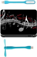 View Print Shapes Music the heart Combo Set(Multicolor) Laptop Accessories Price Online(Print Shapes)