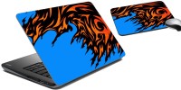 meSleep Fire Laptop Skin and Mouse Pad 57 Combo Set(Multicolor)   Laptop Accessories  (meSleep)