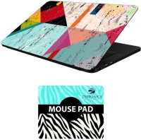 FineArts Abstract Art - LS5004 Laptop Skin and Mouse Pad Combo Set(Multicolor)   Laptop Accessories  (FineArts)