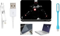 Print Shapes Black Ironman Combo Set(Multicolor)   Laptop Accessories  (Print Shapes)