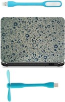 Print Shapes vintage flower pattern Combo Set(Multicolor)   Laptop Accessories  (Print Shapes)