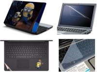 View Namo Arts Laptop Skins with Track Pad Skin, Screen Guard and Key Protector HQ1014 Combo Set(Multicolor) Laptop Accessories Price Online(Namo Arts)