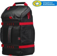 View HP 15.6 inch Laptop Backpack(Black, Red) Laptop Accessories Price Online(HP)