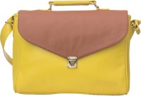 Band Box 18 inch Laptop Messenger Bag(Yellow)