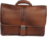 View Leather Bags & More... 15 inch Laptop Messenger Bag(Tan) Laptop Accessories Price Online(Leather Bags & More...)