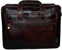 Leather Bags & More... 17 inch Laptop Messenger Bag(Brown)   Laptop Accessories  (Leather Bags & More...)