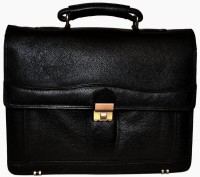 Leather Bags & More... 15 inch Laptop Messenger Bag(Black)   Laptop Accessories  (Leather Bags & More...)