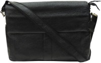 Madame Exclusive 16 inch Laptop Messenger Bag(Black)   Laptop Accessories  (Madame Exclusive)