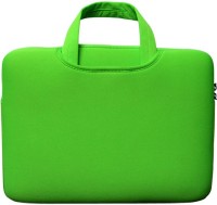 View QP360 13 inch Laptop Messenger Bag(Green) Laptop Accessories Price Online(QP360)
