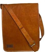 Goatter 14 inch Laptop Messenger Bag(Brown)   Laptop Accessories  (Goatter)