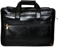 Leather Bags & More... 17 inch Laptop Messenger Bag(Black)   Laptop Accessories  (Leather Bags & More...)