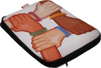 Nostaljia 14 inch Expandable Sleeve/Slip Case(White)   Laptop Accessories  (Nostaljia)