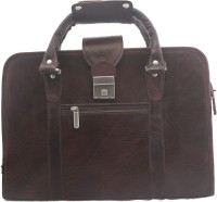 tarana leather art 15 inch Laptop Messenger Bag(Brown)   Laptop Accessories  (tarana leather art)