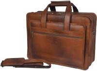 Leather Bags & More... 16 inch Laptop Messenger Bag(Tan)   Laptop Accessories  (Leather Bags & More...)
