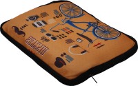 View Nostaljia 14 inch Expandable Sleeve/Slip Case(Orange) Laptop Accessories Price Online(Nostaljia)