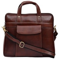 SK TRADER 15.6 inch Expandable Laptop Case(Brown)   Laptop Accessories  (SK TRADER)