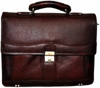 Leather Bags & More... 15 inch Laptop Messenger Bag(Brown)   Laptop Accessories  (Leather Bags & More...)