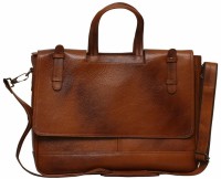 Leather Bags & More... 15 inch Laptop Messenger Bag(Tan)   Laptop Accessories  (Leather Bags & More...)