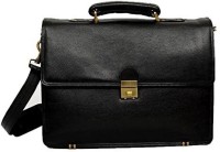 View Leather Bags & More... 17 inch Laptop Messenger Bag(Black) Laptop Accessories Price Online(Leather Bags & More...)
