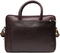 View Leather Bags & More... 15.6 inch Laptop Messenger Bag(Brown) Laptop Accessories Price Online(Leather Bags & More...)