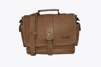 Pellezzari 12 inch Laptop Messenger Bag(Brown)