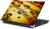 ezyPRNT Musical Notes Music A (15 to 15.6 inch) Vinyl Laptop Decal 15   Laptop Accessories  (ezyPRNT)